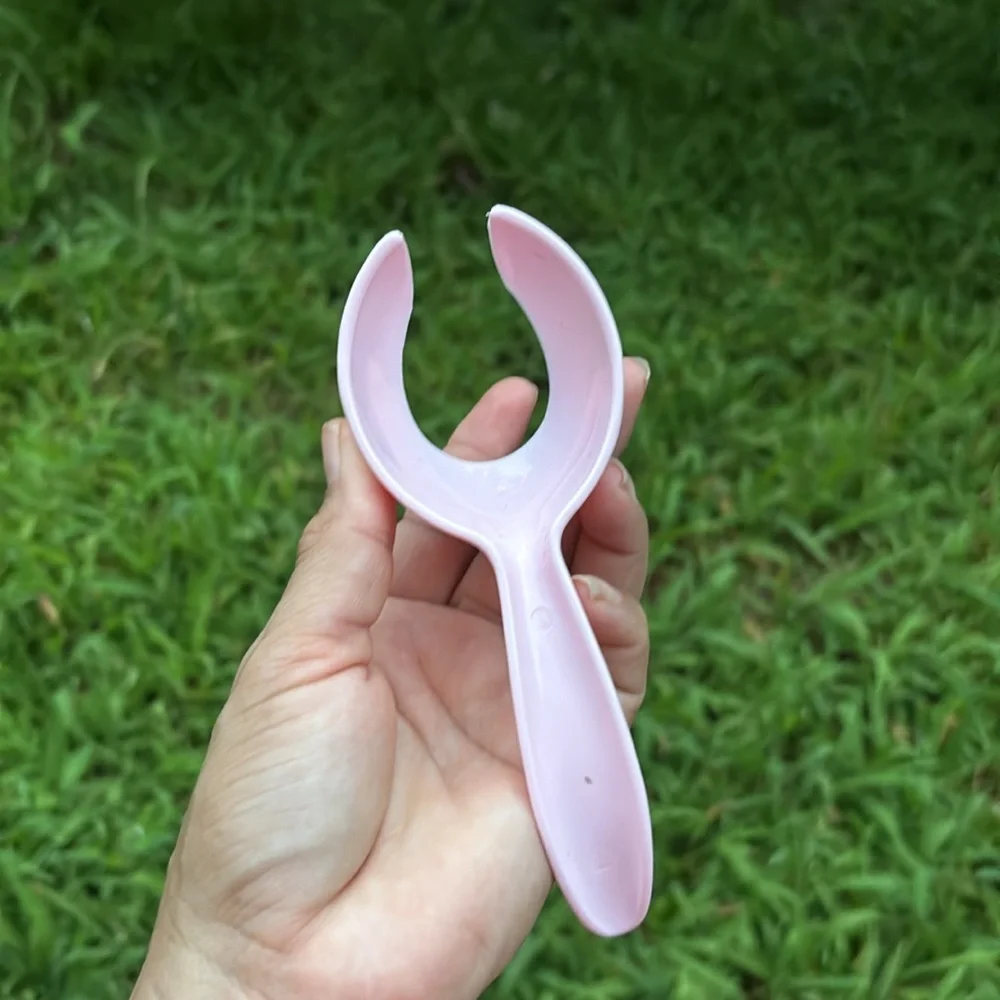 Tupperware Hard Boiled Egg Lifter Scoop Vintage Pink Color